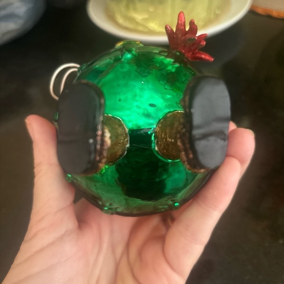 Vintage Hand Blown Snowman Cowboy With Lasso Christmas Ornament - Picture 5 of 8